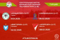 Tajik U-16 Football Team Will Play Control Matches in Turkish Antalya
