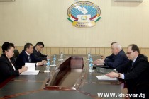 CCER Chairman Khudoyorzoda Meets With Executive Committee Chairman and CIS Executive Secretary Lebedev