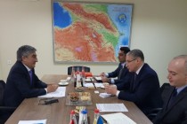 Tajik Ambassador Soli Meets with Azerbaijani Minister of Environment and Natural Resources Babayev