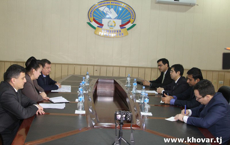 Tajik CCER Chairman Meets with Uzbek CEC Chairman and SCO Deputy Secretary General1