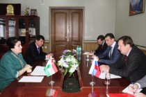 Tajik Minister of Culture Davlatzoda Meets with Russian Ambassador Frolov
