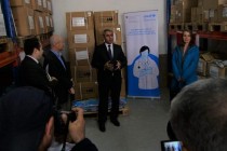 Tajikistan Receives Medical Supplies for Preventing Spread of the New Coronavirus