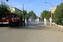 Konibodom Disinfects Public Places and Streets