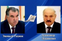 President of Tajikistan Holds a Telephone Conversation with His Belarusian Counterpart