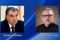 President Emomali Rahmon Offers Condolences to President of Pakistan