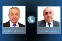 Tajik and Azerbaijani FMs Discuss Countering the COVID-19 Pandemic