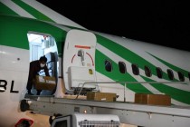 A Special Charter Flight with Medical Supplies from India Arrives in Dushanbe
