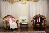 FM Muhriddin Meets with Saudi Arabian Ambassador