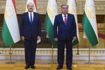 President of Tajikistan Emomali Rahmon Receives the Prime Minister Uzbekistan
