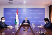 FM Muhriddin Holds Online Meeting With WMO Secretary-General