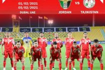 Tajikistan and Jordan to Play Friendly Matches in Dubai