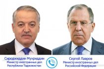 Tajik and Russian FMs Hold a Telephone Conversation