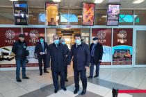 Minister of Health Inspects COVID-19 Testing Point at Dushanbe International Airport