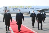 President Emomali Rahmon Arrives in Sughd Province