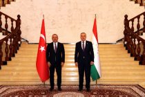 FM Muhriddin Meets Turkish Counterpart Çavuşoğlu