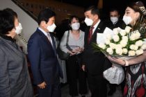 Korean National Assembly Speaker Byeong-seug Arrives in Dushanbe