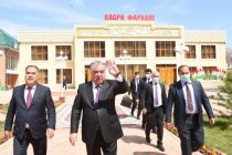 President Emomali Rahmon Made a Working Visit to Sughd Province