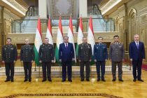 President Emomali Rahmon Receives the Heads of Delegations at the Meeting of the CSTO Council of Defense Ministers