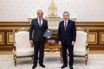 President of Uzbekistan Receives the Ambassador of Tajikistan