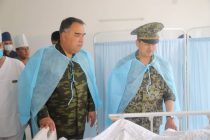 Yatimov and Ahmadzoda Visit the Injured in Isfara Central Hospital