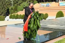 President Emomali Rahmon Attends the Wreath-Laying Ceremony for the Victory’s 76th Anniversary