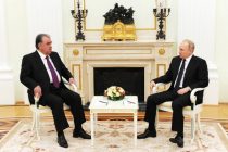 President Rahmon Meets Russian President Putin in Moscow