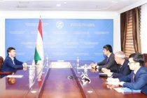 Deputy FM Meets Schiever Tajikistan’s General Director