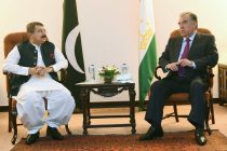 President Emomali Rahmon Received Pakistani Senate  Chairman Muhammad  Sadiq Sanjrani