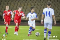 Women U-17 Team Ties Against Uzbekistan at the CAFA Championship 2021