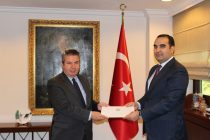 Ambassador of Tajikistan Presents Copies of Credentials to the Turkish Deputy FM