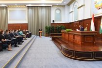President Emomali Rahmon Meets with Government Members