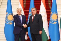 Emomali Rahmon Meets Kazakhstan President Tokayev