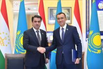 Speaker of the National Assembly Rustam Emomali Meets with Speaker of the Senate of the Parliament of Kazakhstan