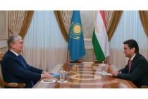 President of Kazakhstan Kassym-Jomart Tokayev Receives Speaker of National Assembly of Tajikistan Rustami Emomali