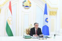 President Emomali Rahmon Attends Meeting of CIS Heads of State Council