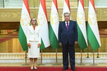 President Emomali Rahmon Receives the WB Vice President for Europe and Central Asia Anna Bjerde