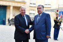 President of Tajikistan Met with President of the Senate of France Gérard Larcher