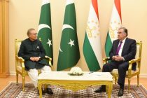 President Emomali Rahmon Meets President  Arif Alvi of Pakistan in Ashgabat