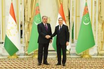 President Emomali Rahmon Meets President Gurbanguly Berdimuhamedov of Turkmenistan in Ashgabat