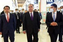 President Emomali Rahmon and Mayor Rustam Emomali Open Siyoma Mall in Dushanbe