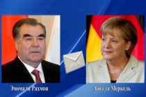 President Emomali Rahmon Sends Message to Angela Merkel