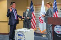 Peter Riley Sworn-in as USAID Mission Director in Tajikistan
