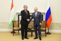 President Emomali Rahmon Meets Russian President Vladimir Putin