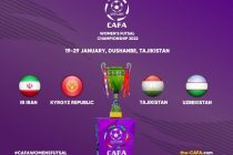 2022 CAFA Women’s Futsal Championship Starts in Dushanbe