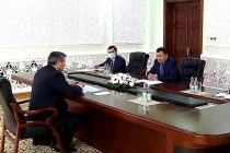PM Rasulzoda Meets Belarusian Ambassador to Tajikistan Denisenko