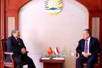 FM Muhriddin Receives Kyrgyz Ambassador Due to Completion of Diplomatic Mission