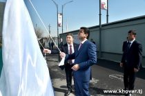 Chairman of Dushanbe Rustam Emomali Opens Diaper Manufacturing Enterprise in the Firdavsi District