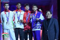 Tajik Athlete Fozilov Wins Silver Medal at the Asian Junior Boxing Championship