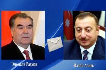 Emomali Rahmon Exchanges Messages of Congratulations with Azerbaijani President Ilham Aliyev on the 30th Anniversary of the Establishment of Tajikistan-Azerbaijan Diplomatic Relations