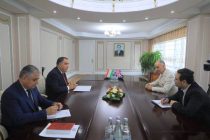 Chairman of Sughd Meets Ambassador of United Kingdom of Great Britain and Northern Ireland to Tajikistan